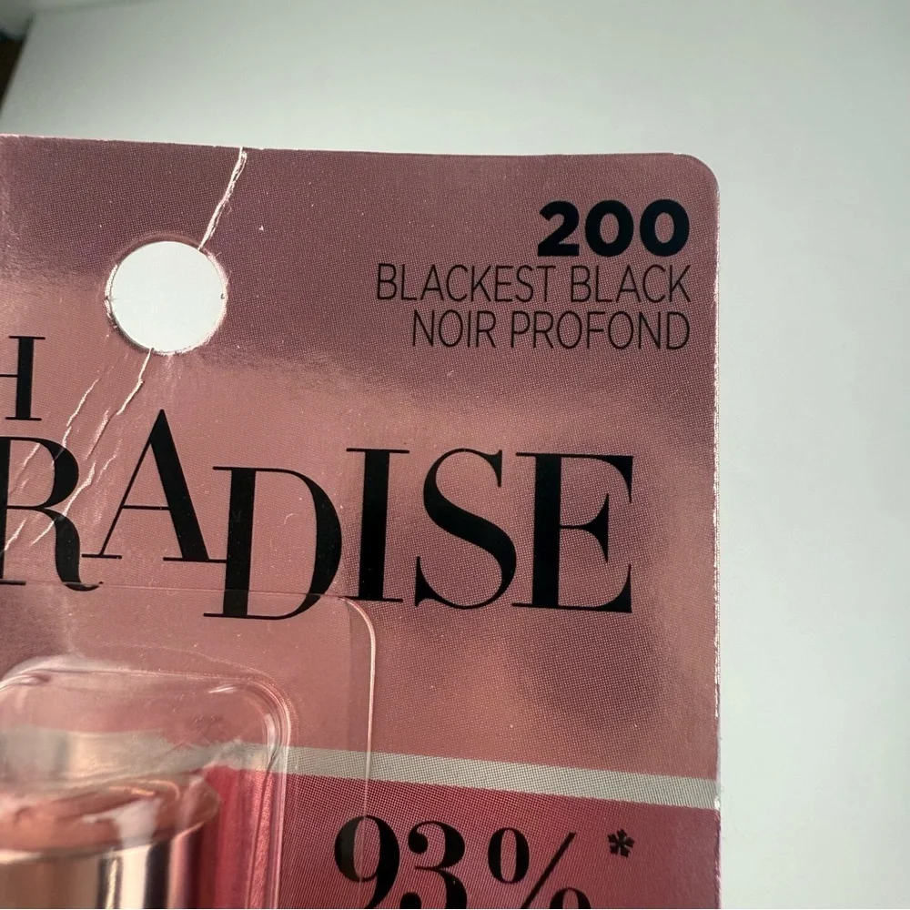 L'OREAL VOLUMINOUS LASH PARADISE Waterproof Mascara #200 BLACKEST BLACK *NEW*